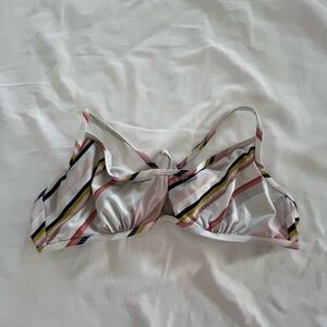 Roxy Striped Bikini Top